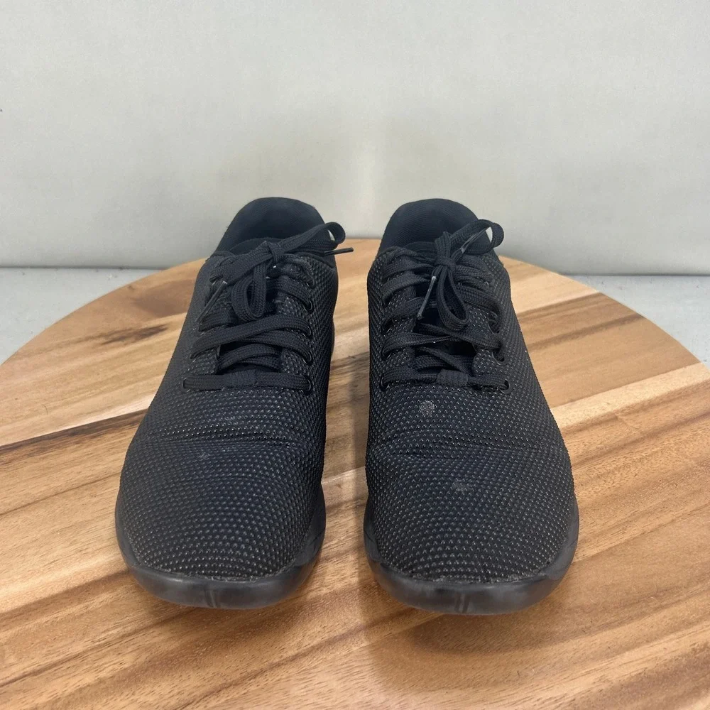 NOBULL Outwork Black SuperFabric Training Shoes Mens 6.5 Womens 8 Gym Workout